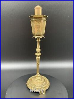 Vintage Erhard & Sohne Brass Candlestick/Street Lamp Lighter