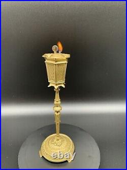 Vintage Erhard & Sohne Brass Candlestick/Street Lamp Lighter