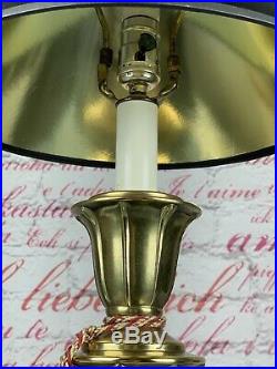 Vintage (Frederick Cooper Stile) Candlestick Table/ Desk Lamp 35 Brass