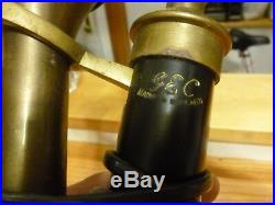 Vintage GEC Black Metal & Brass Candlestick Dial Phone. Works. Rare! England