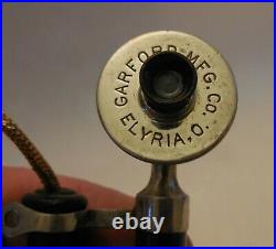 Vintage Garford Mfg Candlestick Telephone Salesman Sample 3 1/4 Tall