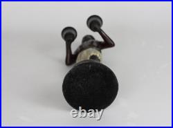 Vintage Heavy Blackamoor Nubian Servant Figurine Double Candlestick Holder Rare