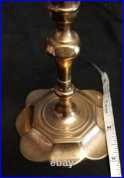 Vintage IG Berg Brass Candlesticks Hand Wrought Sven Berg Colonial Williamsburg