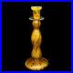 Vintage-Italian-Murano-Art-Glass-Gold-Spiraled-Candlestick-Holder-01-zb