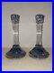 Vintage-Italian-SC-Lead-Crystal-Blue-8-1-2-Candlesticks-withGold-Trim-Pair-of-2-01-ievb