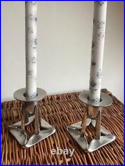 Vintage LIBERTY LONDON Heritage Pewter Candlesticks NO 10/250 RARE 9829