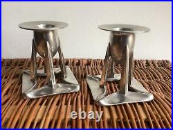 Vintage LIBERTY LONDON Heritage Pewter Candlesticks NO 10/250 RARE 9829