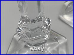 Vintage Lead Crystal Two Candle Sticks Holders