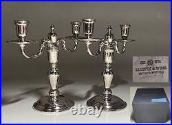 Vintage Mappin&Webb Candle Stick Holder? Candelabra Pair London&sheffield