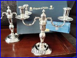 Vintage Mappin&Webb Candle Stick Holder? Candelabra Pair London&sheffield