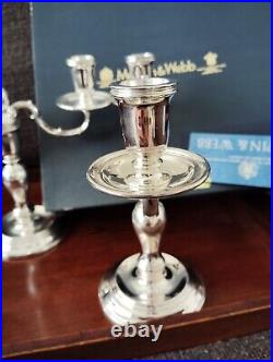 Vintage Mappin&Webb Candle Stick Holder? Candelabra Pair London&sheffield