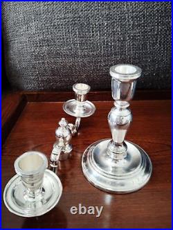 Vintage Mappin&Webb Candle Stick Holder? Candelabra Pair London&sheffield