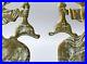 Vintage-Mid-Century-pair-of-brass-candlestick-holders-flat-kneeling-angels-Art-01-py
