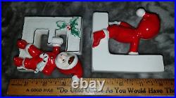 Vintage NOEL Christmas Candle Holder