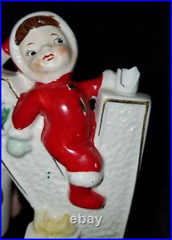 Vintage NOEL Christmas Candle Holder