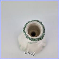 Vintage Nymphenburg Porcelain Candlestick With Greek Key Design 20.5cm High #1