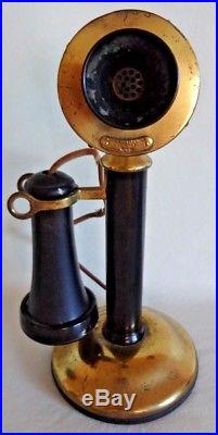 Vintage Original Western Electric Company 329w Candle Stick Phone Complete