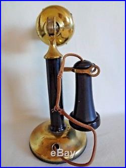 Vintage Original Western Electric Company 329w Candle Stick Phone Complete