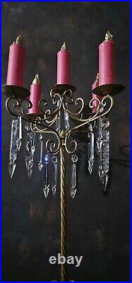 Vintage Ornate Candelabra Candle Stick Royal Opera Theatre Prop