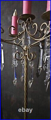 Vintage Ornate Candelabra Candle Stick Royal Opera Theatre Prop