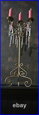 Vintage Ornate Candelabra Candle Stick Royal Opera Theatre Prop