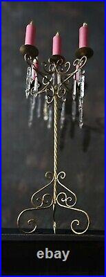 Vintage Ornate Candelabra Candle Stick Royal Opera Theatre Prop