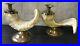 Vintage-Pair-Genuine-Rams-Horn-Candlestick-Candle-Holders-Brass-Trim-Regency-01-sz