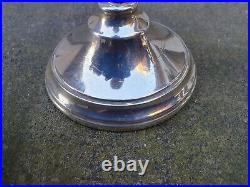 Vintage Pair Solid Silver Sterling 925 Birmingham 1962 S. J. Rose Candlesticks A