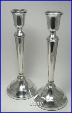 Vintage Pair of Sterling Silver Candlesticks (10 ¼) Hallmarked 1991