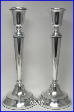 Vintage Pair of Sterling Silver Candlesticks (10 ¼) Hallmarked 1991