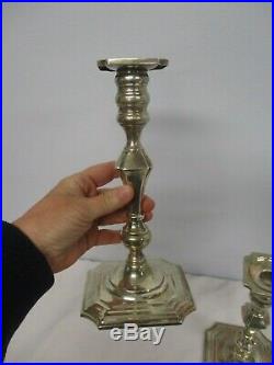 Vintage Redlich & Co Sterling Silver 9 1/2 Candlesticks Candle Holders 2143