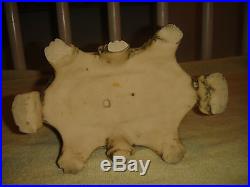 Vintage Resin Carved Angel Cherub Candlestick Holder-Greatly Detailed-ODD