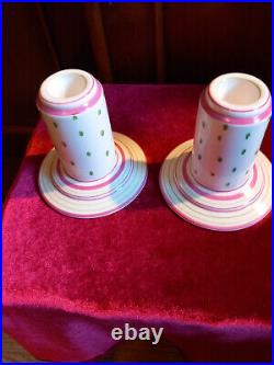 Vintage Royal Doulton Art Deco Candle Sticks