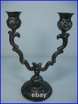 Vintage Silver Beautifully Designed & Stamped Hazorfim 925 Candle Stick Holders