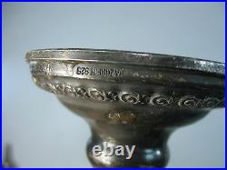 Vintage Silver Beautifully Designed & Stamped Hazorfim 925 Candle Stick Holders