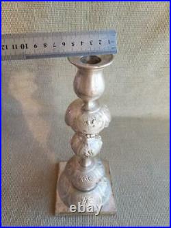 Vintage Silver Plated Norblin Warsaw Candlestick Candle Holder Decor Imperial