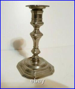 Vintage Silver Plated Pewter Candlestick Germany BMF Candle Holder Home Decor