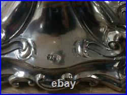 Vintage Solid Sterling Silver Candle Sticks Not Weighted 1755. Grams, 61.90. Oz