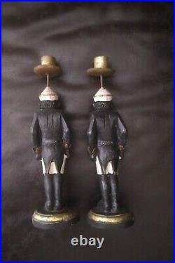 Vintage Sterling Industries Butler Monkey Candle Stick Holders 11 Candelabra