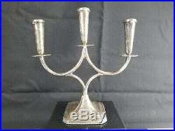 Vintage Sterling Silver Ambassador Candleabra Candle Stick NOT WEIGHTED 290g