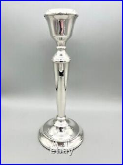 Vintage Sterling Silver Candlestick, A. T. Cannon, Birmingham, 1973