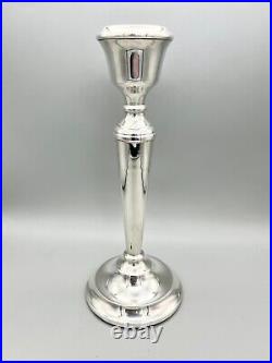 Vintage Sterling Silver Candlestick, A. T. Cannon, Birmingham, 1973