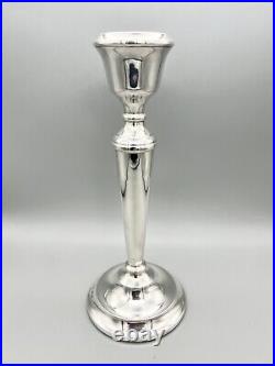 Vintage Sterling Silver Candlestick, A. T. Cannon, Birmingham, 1973