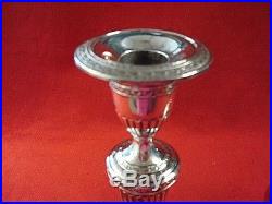 Vintage Sterling Silver Candlestick Holders from Sheffield England