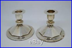 Vintage Sterling Silver Candlestick holders with full hallmarks 1933 #P55