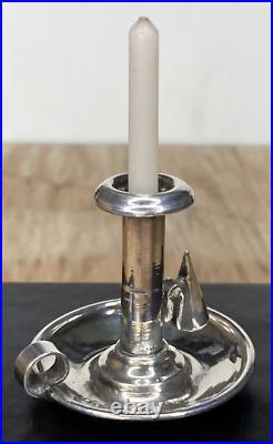 Vintage Sterling Silver, Miniature Candlestick Set, 3.4cm