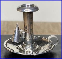 Vintage Sterling Silver, Miniature Candlestick Set, 3.4cm