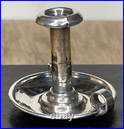 Vintage Sterling Silver, Miniature Candlestick Set, 3.4cm