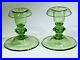Vintage-Steuben-Carder-Design-Pair-Pomona-Clear-Glass-Green-Candlesticks-01-urg