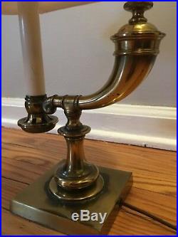 Vintage Stiffel Brass Table Lamp-Genie-Candle Stick
